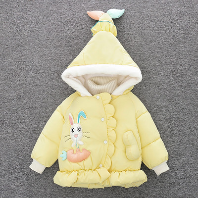 Παιδικό μπουφάν με κουκούλα και τρισδιάστατο στοιχείο