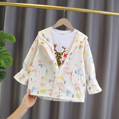 Uus mudel igapäevase kapuutsiga laste jope