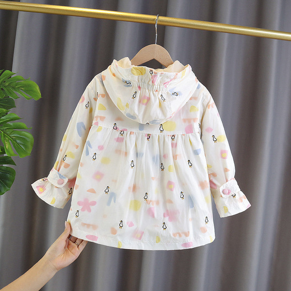 Uus mudel igapäevase kapuutsiga laste jope