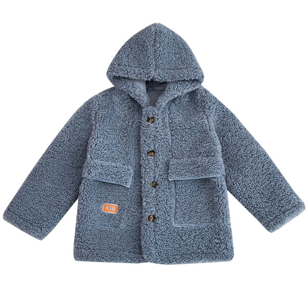 Moderan dječji kaput za dječake s kapuljačom i vezom