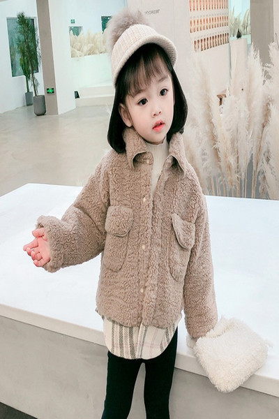 Igapäevane taskutega laste sulejope tüdrukutele