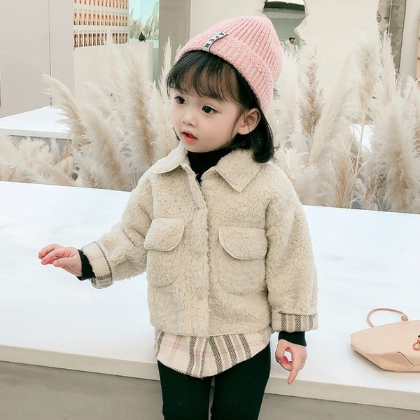 Igapäevane taskutega laste sulejope tüdrukutele