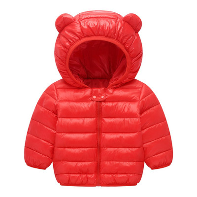 Bērnu ziemas jaka ar 3D kapuci piemērota meitenēm un zēniem