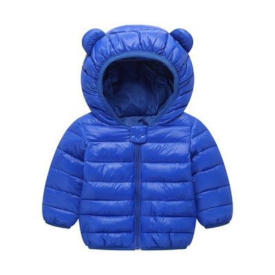 Bērnu ziemas jaka ar 3D kapuci piemērota meitenēm un zēniem