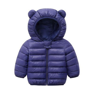 Bērnu ziemas jaka ar 3D kapuci piemērota meitenēm un zēniem