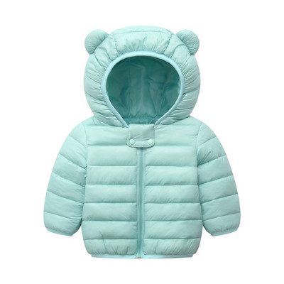 Bērnu ziemas jaka ar 3D kapuci piemērota meitenēm un zēniem