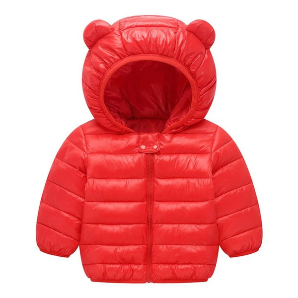 Bērnu ziemas jaka ar 3D kapuci piemērota meitenēm un zēniem