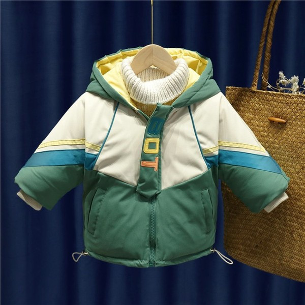 Ikdienas bērnu sildītājs zēniem ar kapuci