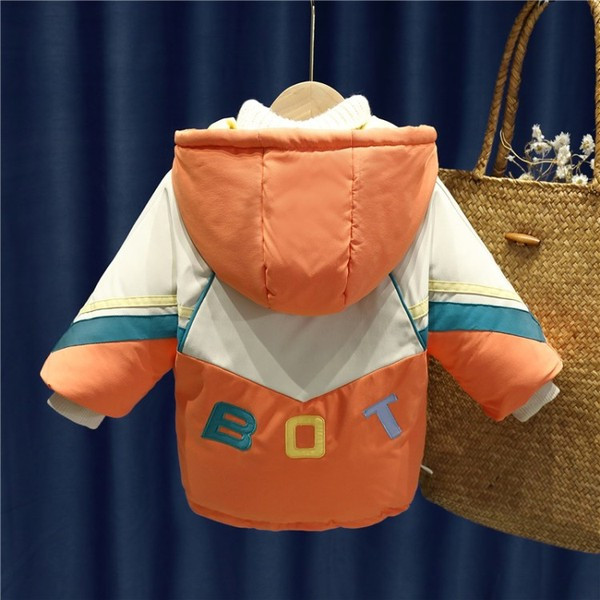 Ikdienas bērnu sildītājs zēniem ar kapuci