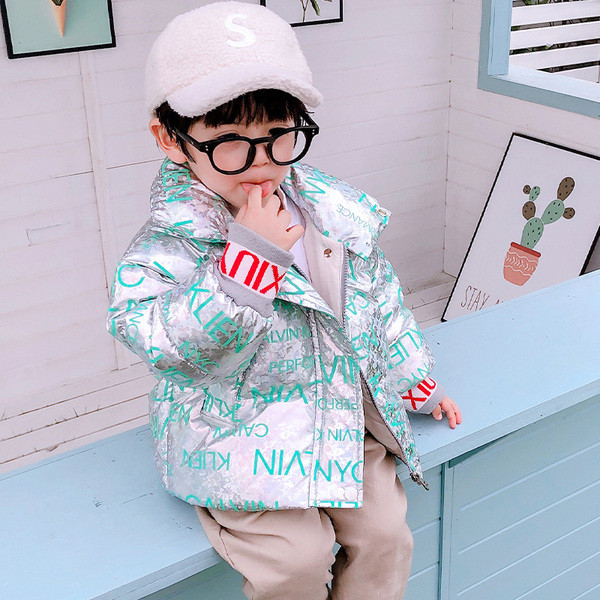 Dječja jakna za djevojčice i dječake s gumbima i visokim ovratnikom