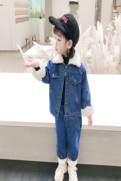 Ležerna ženska traper jakna s donjom kragnom pogodna za djevojčice