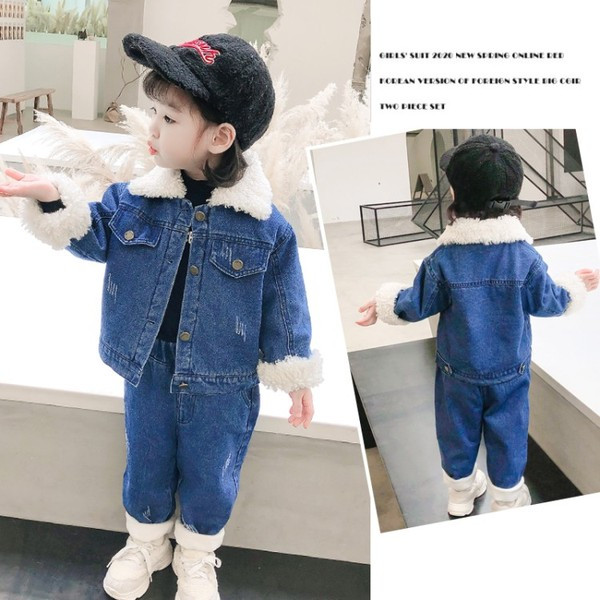 Ležerna ženska traper jakna s donjom kragnom pogodna za djevojčice