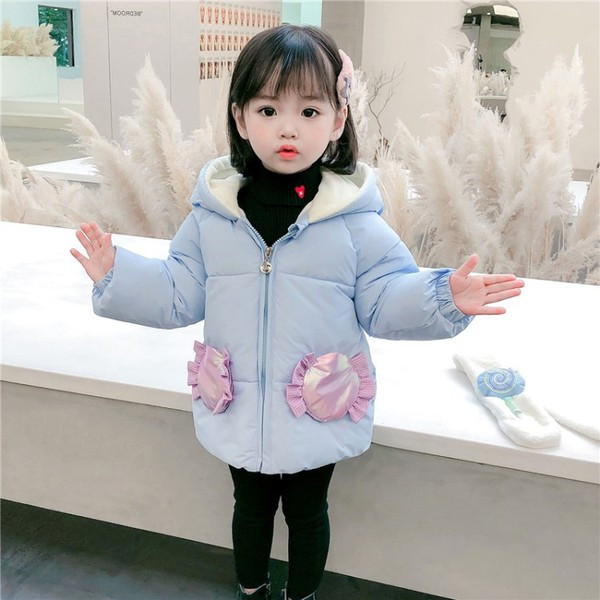 Novi model dječje casual jakne s kapuljačom i patentnim zatvaračem za djevojčice