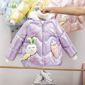 Novi model dječje jakne sa 3D elementom - za djevojčice