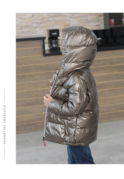 Παιδικό μπουφάν για κορίτσια και αγόρια με φερμουάρ και κουκούλα