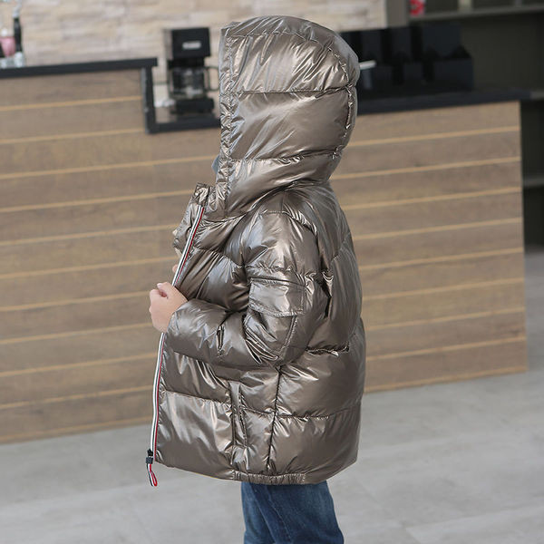 Παιδικό μπουφάν για κορίτσια και αγόρια με φερμουάρ και κουκούλα