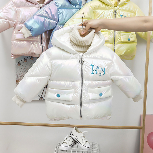 Jesensko-zimska dječja jakna za djevojčice s kapuljačom