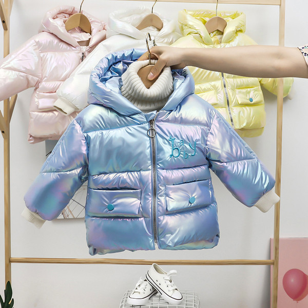 Jesensko-zimska dječja jakna za djevojčice s kapuljačom