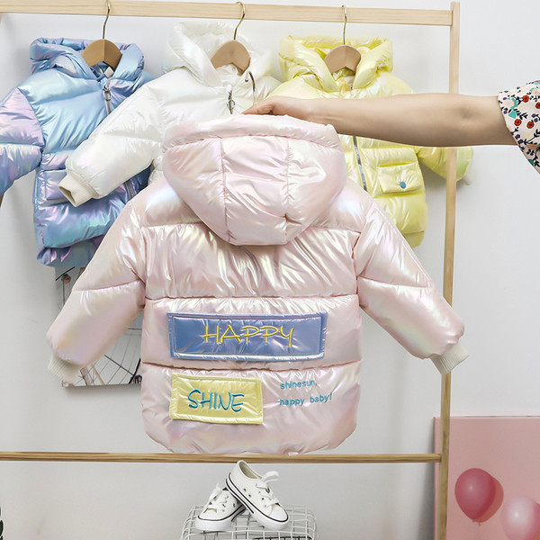 Jesensko-zimska dječja jakna za djevojčice s kapuljačom