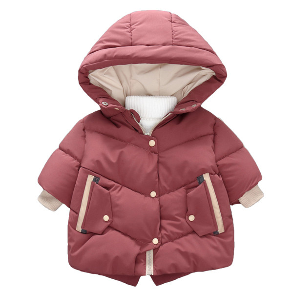 Dječja jakna za dječake s gumbima i kapuljačom