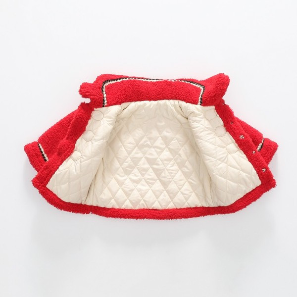 Dječja jakna za djevojčice s gumbima