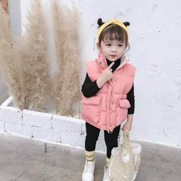 Καθημερινό γιλέκο για παιδιά με κουμπιά - για κορίτσια