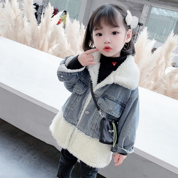 Laste teksajope udusulega tüdrukutele sinises