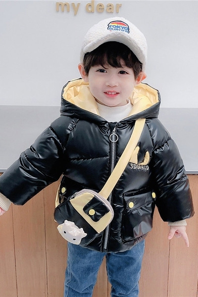 Zimska dječja jakna za dječake + torba