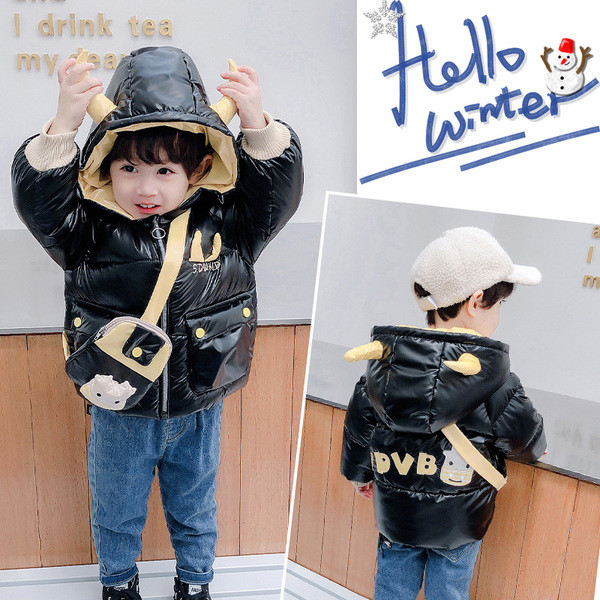 Zimska dječja jakna za dječake + torba