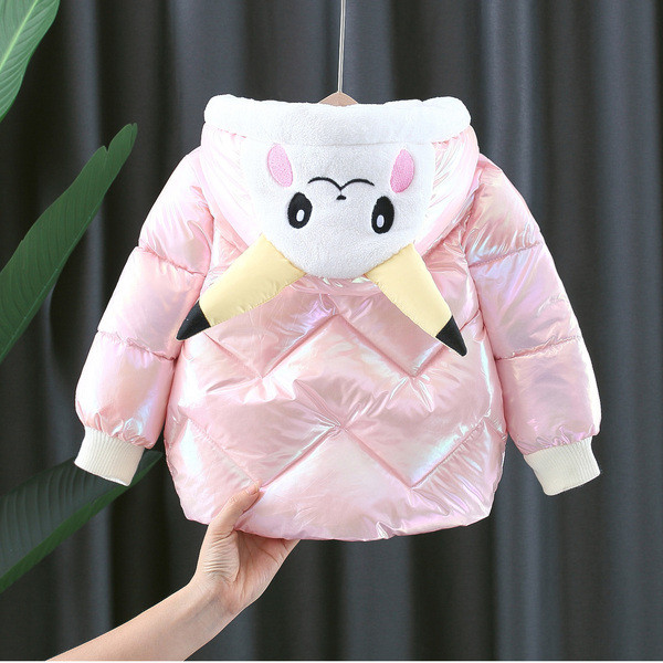 Μοντέρνο παιδικό μπουφάν με πλευρική στερέωση