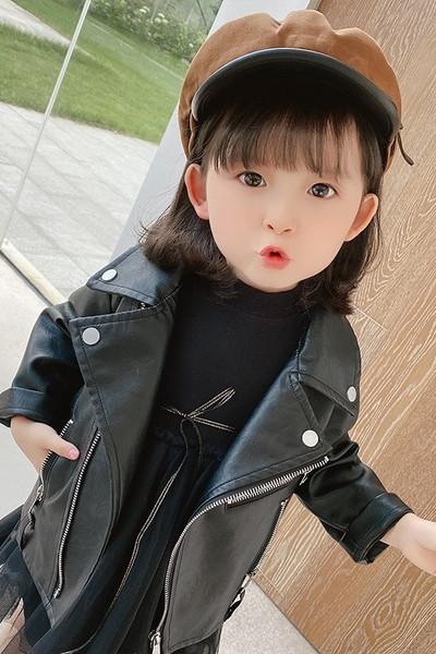 Musta värvi lukuga ökonahast laste vabaaja jope