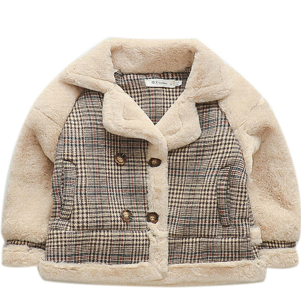 Novi model dječje jakne na gumbe za djevojčice