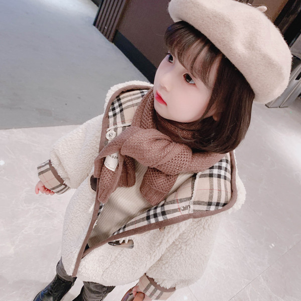 Sooja voodri ja nööpidega laste jope tüdrukutele