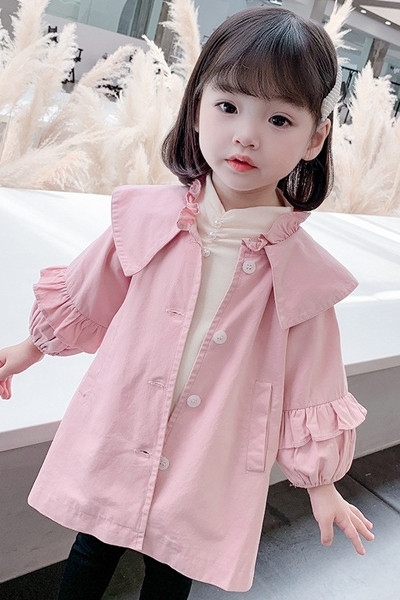 Tüdrukutele sobiv laste sügisjope paelaga