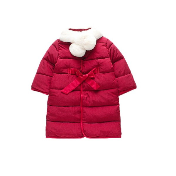 Dječja zimska jakna na vezice za djevojčice