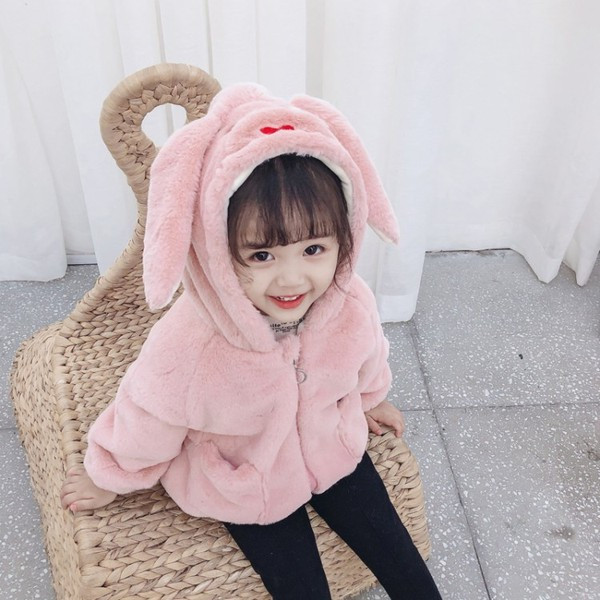 Παιδικό μπουφάν με τρισδιάστατα στοιχεία και φερμουάρ για κορίτσια