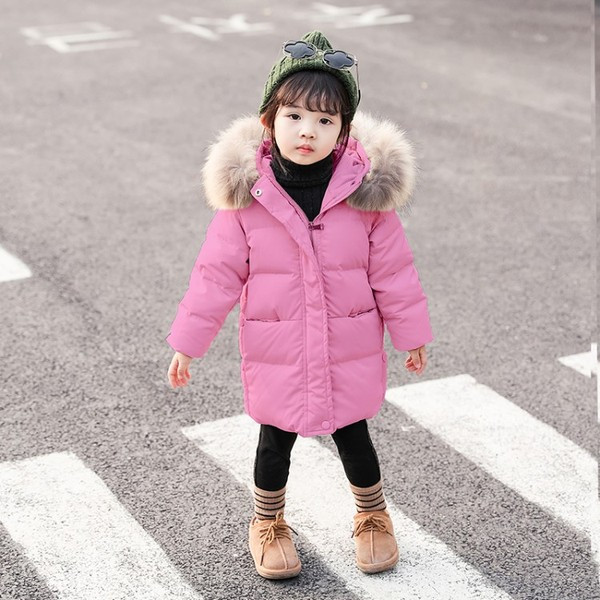 Sule ja lukuga laste talvejope tüdrukutele