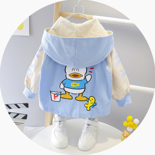 Naujo modelio vaikiška striukė su 3D elementu ir aplikacijomis berniukams