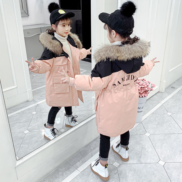 Dječja moderna zimska jakna s kapuljačom