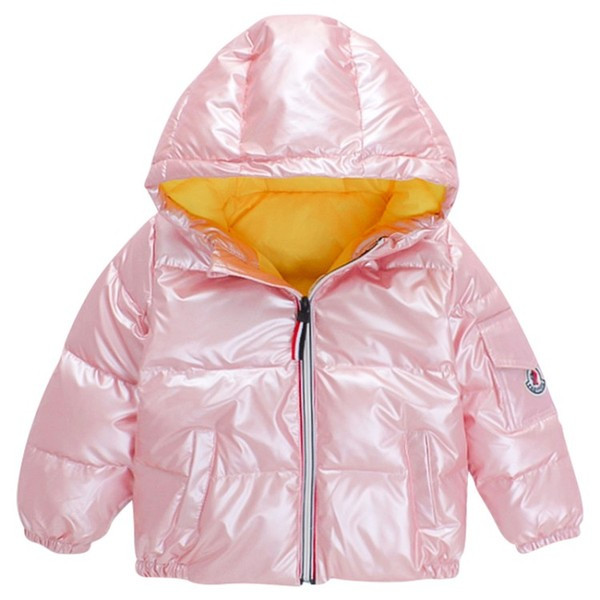 Παιδικό χειμερινό μπουφάν με κουκούλα και φερμουάρ για κορίτσια