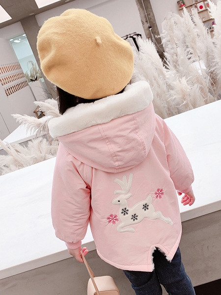 Μοντέρνο παιδικό μπουφάν με μαλακή επένδυση και κουκούλα