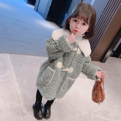 Tüdrukutele sobiv taskutega igapäevane laste sulejope