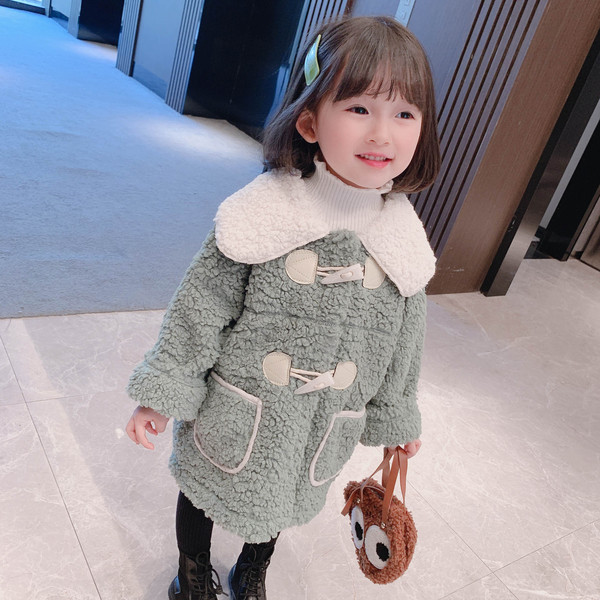 Tüdrukutele sobiv taskutega igapäevane laste sulejope