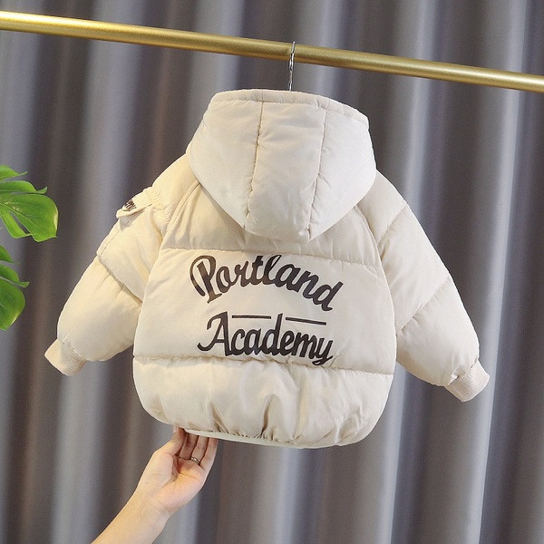 Καθημερινό παιδικό μπουφάν χειμερινό με κουκούλα για κορίτσια