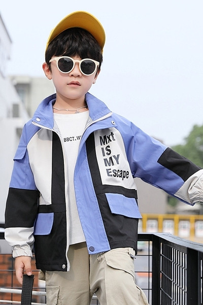 Lukuga laste jope poistele - sügisene