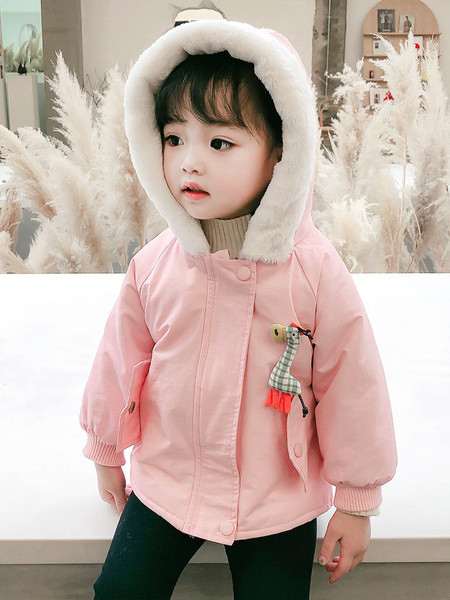 3D elemendiga vabaaja laste jope - tüdrukutele