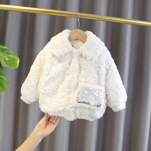 Uus mudel ümara kaelusega laste sulejope