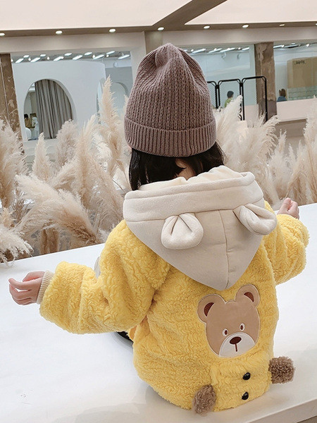 Καθημερινό παιδικό μπουφάν με κουκούλα - για κορίτσια