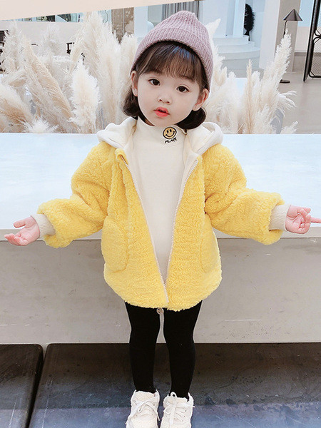 Καθημερινό παιδικό μπουφάν με κουκούλα - για κορίτσια