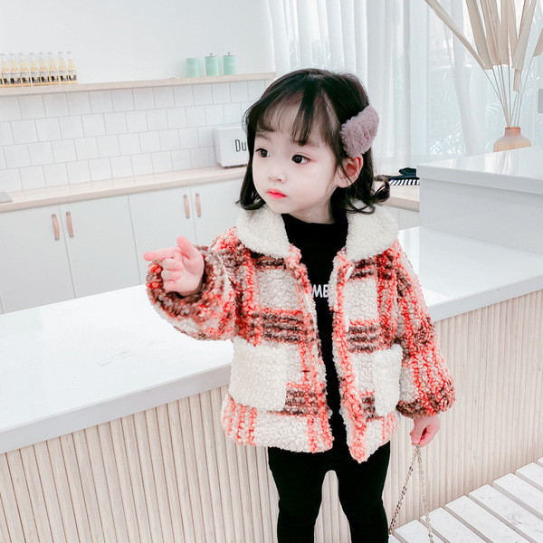 Laste vabaaja lühike nööpide ja taskutega jope